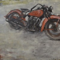 "Barn Find Scout"
oil on panel   22"x17"