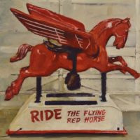 the Flying Red Horse